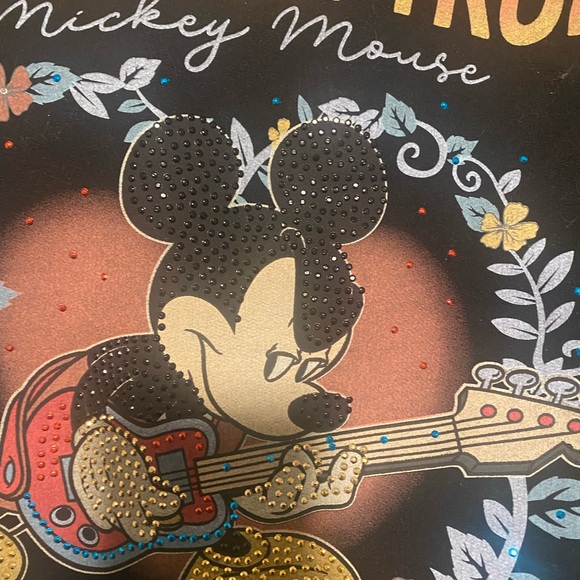 Disney Mickey Mouse Black sweatshirt size large - Picture 2 of 5